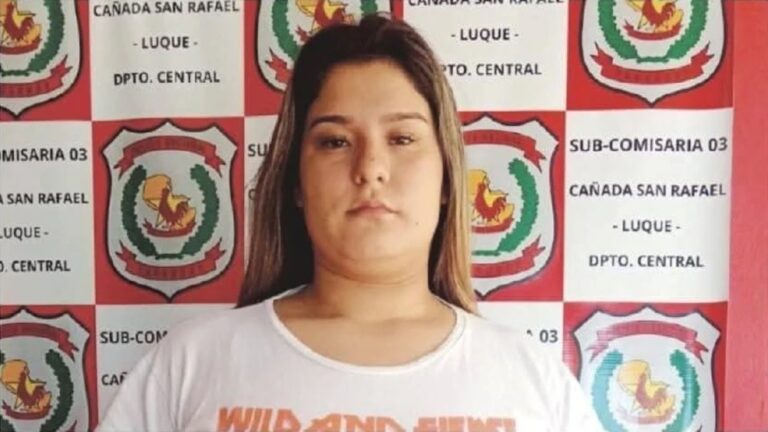 Dora Cabrera Troche guardará reclusión en la cárcel de mujeres del Buen Pastor.Foto: Gentileza, Policía Nacional.