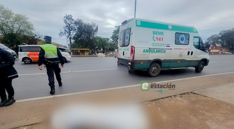 El hombre fue atropellado al intentar cruzar la ruta. Foto: Edición Redacción