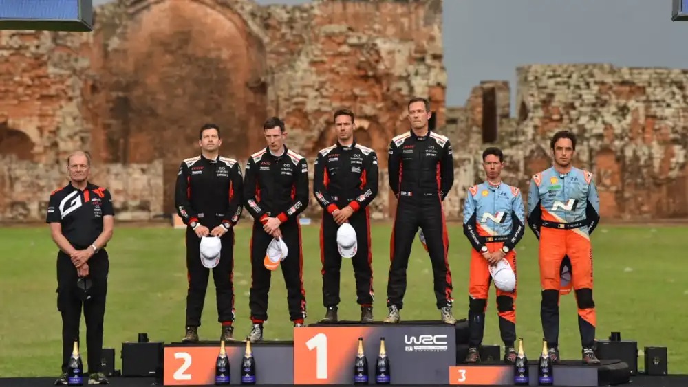 Los pilotos de talla mundial destacaron tanto la organización del Rally del Paraguay como la calidez de su gente.Foto: José Bogado.
