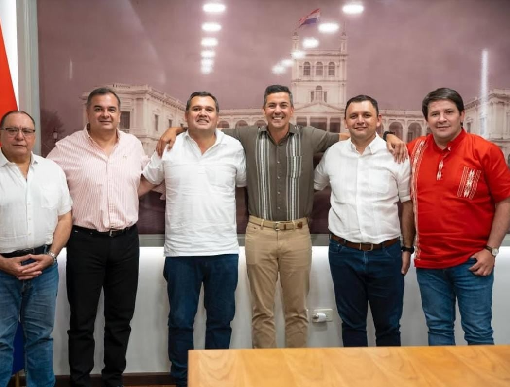 La unidad oficialista fue anunciada al presidente de la República, Santiago Peña. Foto: Gentileza