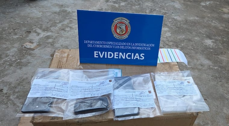 Una de las evidencias incautadas durante el allanamiento.