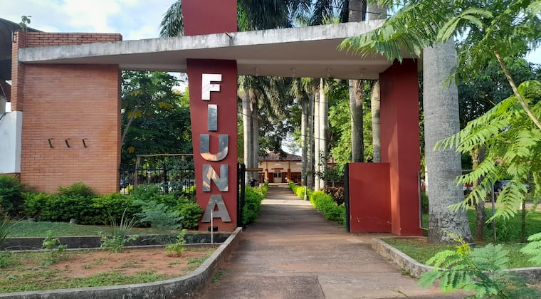 Fachada de la Facultad de Ingeniería de la Universidad Nacional de Asunción. Foto: Ilustrativa.