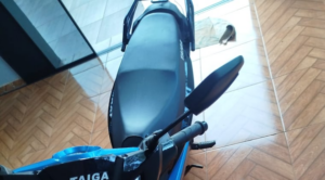 La moto era guiada por la niña de 11 años. Foto: Gentileza.