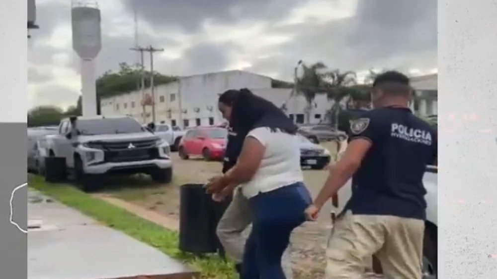 La mujer cuenta con 11 antecedentes por hurto y hurto agravado. Foto: Captura de video - NPY.