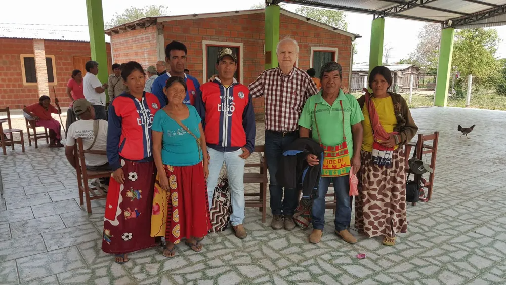 Su primer contacto en Paraguay fue con el pueblo indígena de los Ayoreos, en el Chaco paraguayo. Ahí trabajó y estuvo varios años conviviendo con ellos.Foto: Gentileza.
