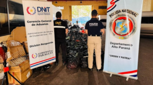 El operativo se realizó en el Puente de la Amistad.