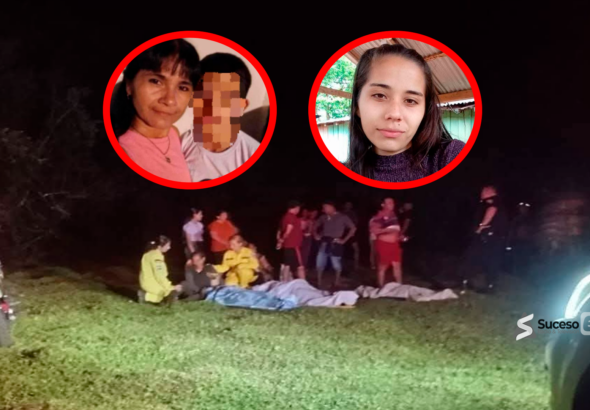 Luego de varias horas de angustia, en la noche del lunes fueron encontrados los cuerpos sin vida de tres personas que habían desaparecido en aguas del río Kapiibary - Foto: Gentileza - Edicion: Red Suceso Multimedios