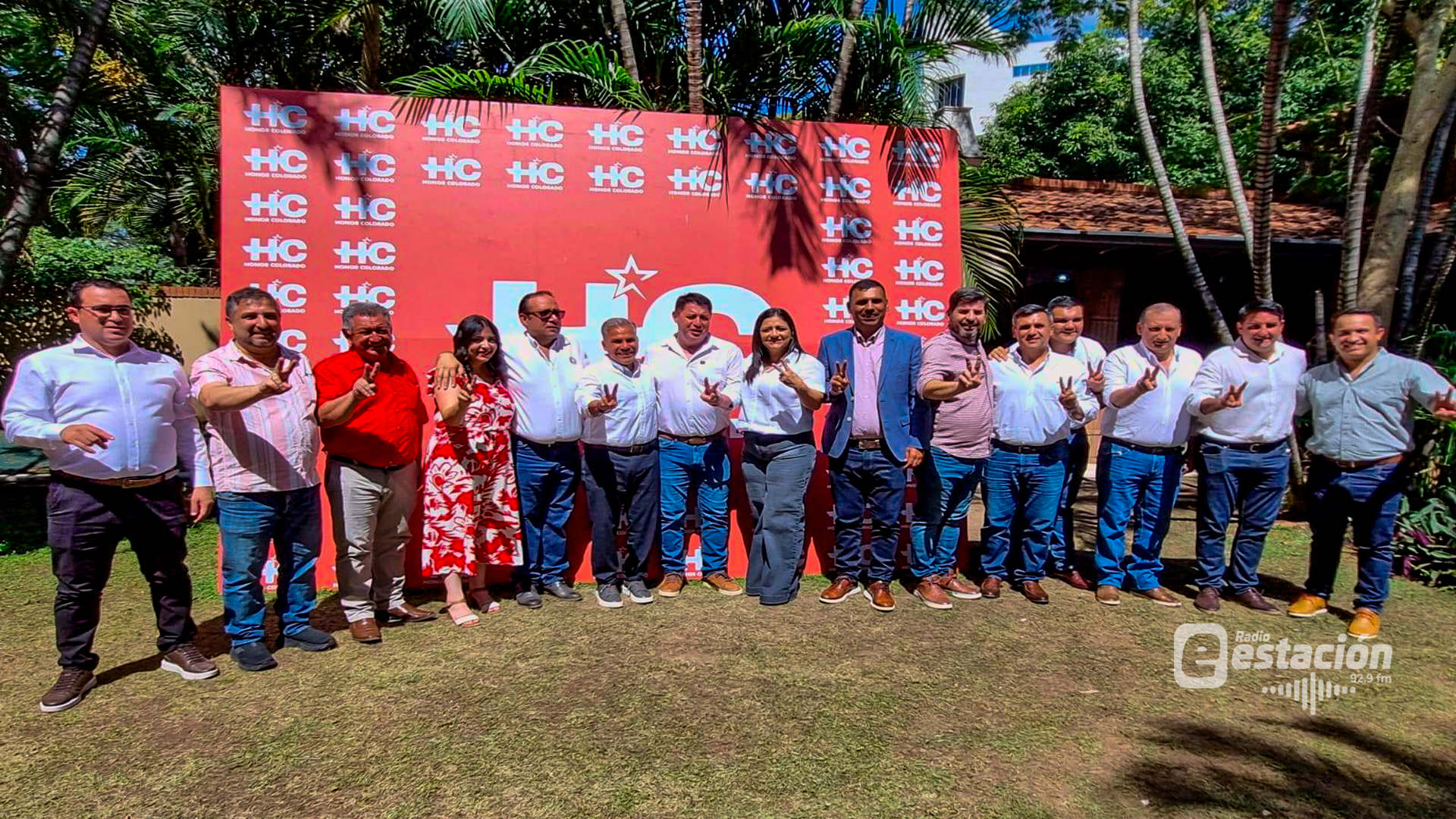 Honor Colorado del Departamento de Caazapá Oficializa Pre - Candidaturas en Asunción - Foto: Gentileza