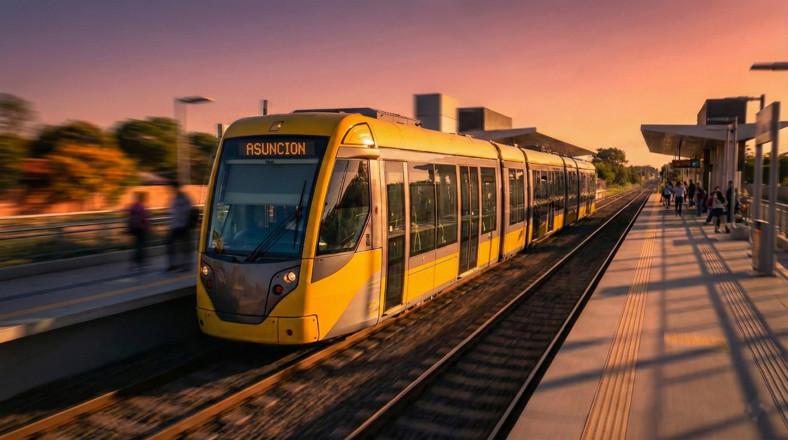 Uno de los trenes pertenecientes a la empresa emiratí Etihad Rail. Imagen: ilustrativa.