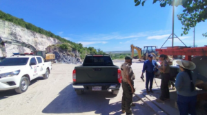 La detención se logró en una cantera de la ciudad de Vallemí. Foto: Gentileza