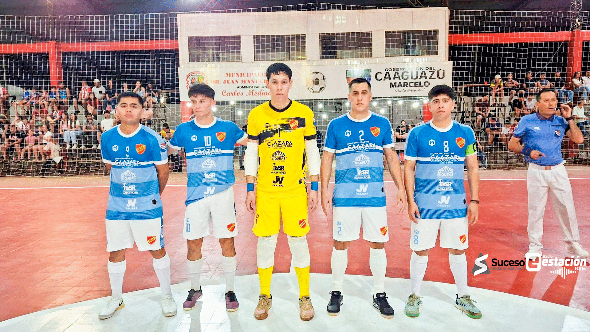 Todo listo en Coronel Oviedo para los partidos del Grupo B del Nacional salonístico - Federación Caazapeña -Foto: H&H Producciones Facebook/Edicion Redaccion Suceso Multimedios