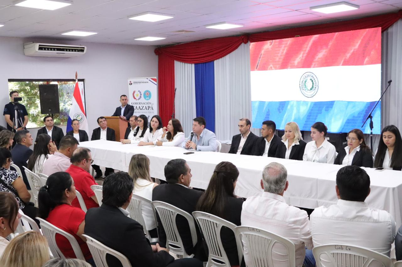 Gestión 2025 de la Gobernación de Caazapá fue presentada a la ciudadanía - Foto: @Elias/Gobernación de Caazapá
