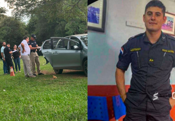 Joven policía muere por disparo y se investiga presunto suicidio en General Higinio Morínigo - Foto: Red Suceso Multimedios