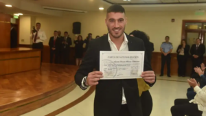 Gastón Olveira, oficialmente paraguayo.Foto: Dardo Ramírez - Última Hora