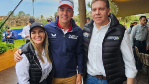 Johana Vega, Santiago Peña y Eddie Jara.Foto: Petropar.