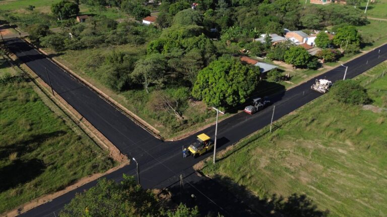 Más de 7.000 m² de calles serán asfaltados en Coronel Maciel - Foto: Gentileza