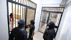 Dalia López fue trasladada al Comple de Emboscada.Foto: Gentileza Ministerio de Justicia.