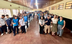 Jóvenes participaron en taller de inteligencia emocional en Fulgencio Yegros