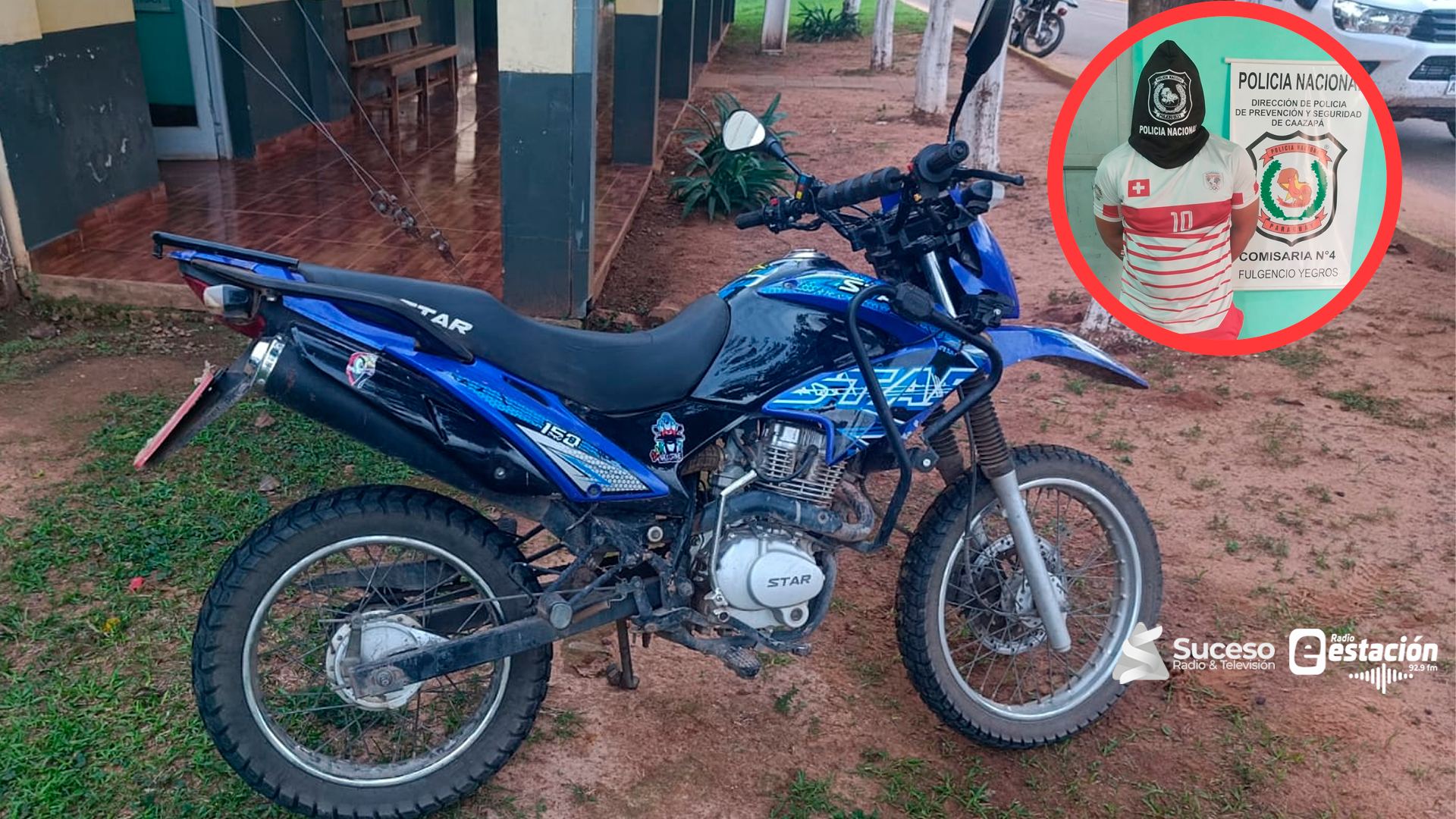 Capturan a joven por robo agravado tras vigilancia policial encubierta en Fulgencio Yegros