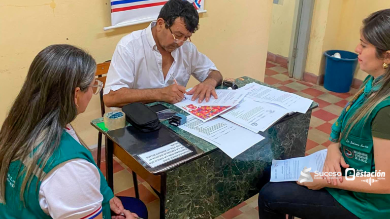 Caazapá impulsa escuelas saludables con firma de compromisos interinstitucionales - Foto: Gentileza/Edición Suceso Multimedios
