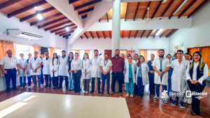Acto de bienvenida a nuevos especialistas y subespecialistas en el Hospital Regional de Caazapá En el salón auditorio de la Sexta Región Sanitaria