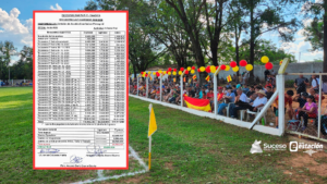 Parroquia San Pablo reporta ingresos por G. 175 millones en torneo campesino - Foto: Edición Suceso Multimedios