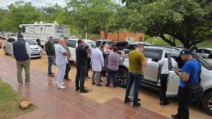 Con prisión. El juez Rodrigo Estigarribia decretó la prisión preventiva del funcionario del Incan que cayó en el operativo encubierto.Foto: Gentileza-Ministerio Público.
