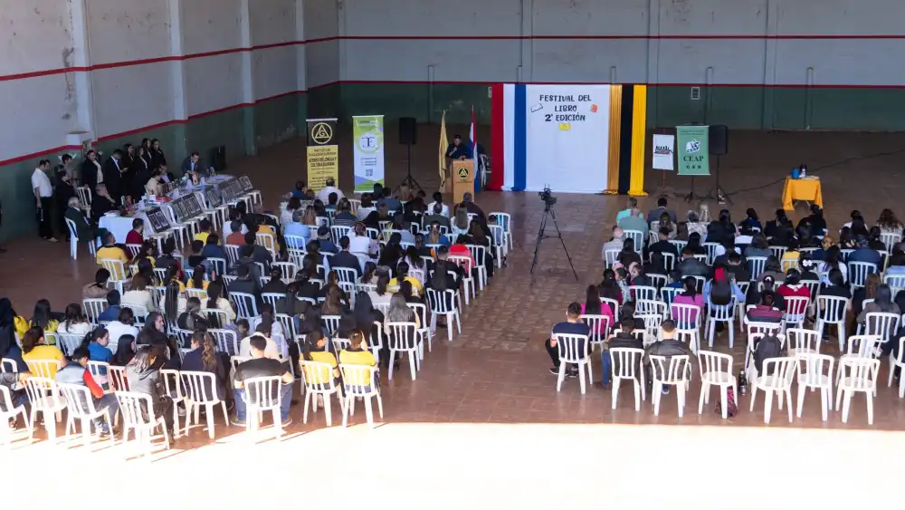 Imagen del tercer festival del libro caazapeño.Foto: Facebook Clara Zacarías.