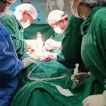 El procedimiento fue realizado este viernes a un paciente masculino de 33 años.Foto: Gentileza