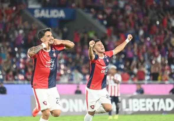 Jonathan Torres anotó el gol azulgrana en La Nueva Olla.Renato - ÚH