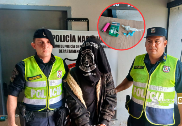 Un operativo de patrullaje preventivo culminó con la detención de Alfredo Ademir Aguilera Ferreira (25)