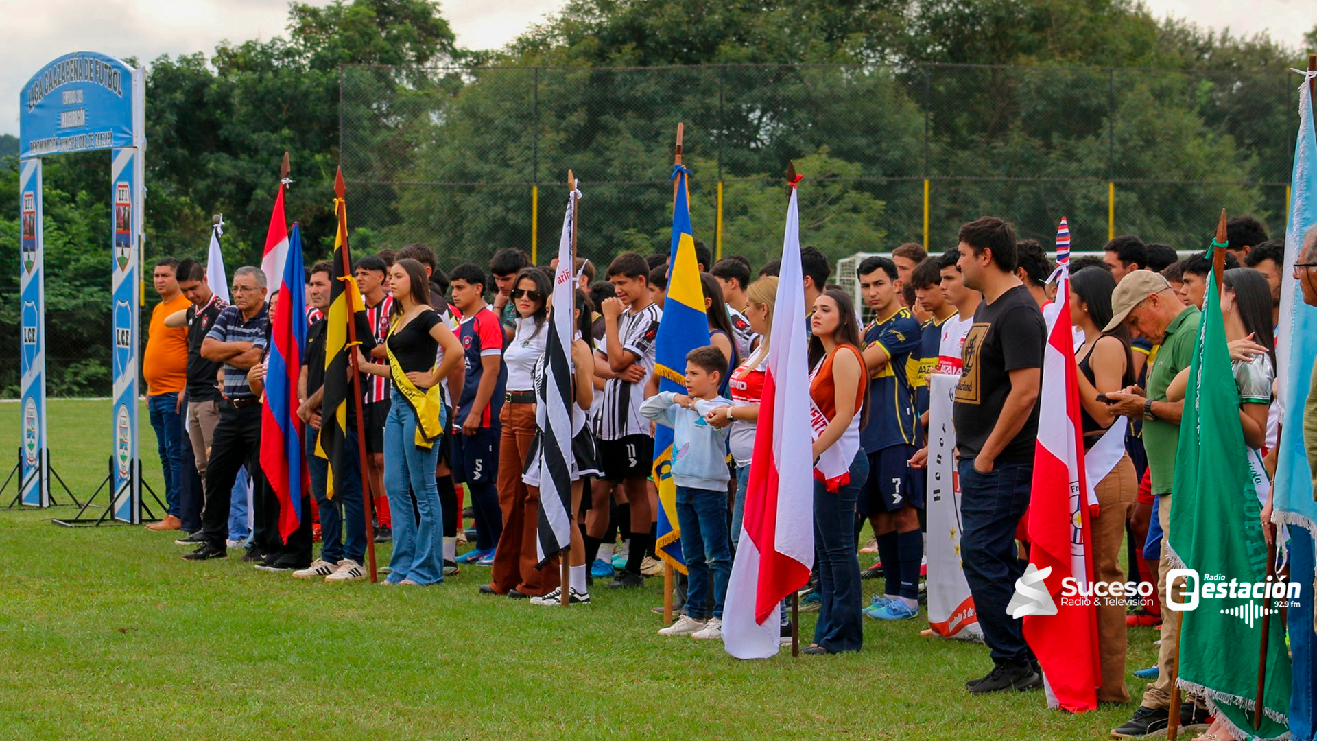 Con 13 clubes en competencia, arrancó la Liga Caazapeña 2026 - Foto: Gentileza Radio Santa Fe/Edición Estacion Tv