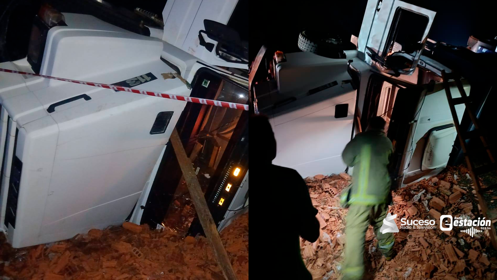 El conductor fue identificado como Luis Alberto Aguilar Vera (37), oriundo de Coronel Oviedo - Foto: Gentileza