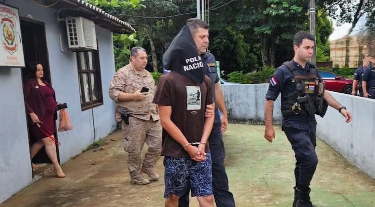 El presunto autor se entregó ayer a la Policía. Foto: Gentileza.