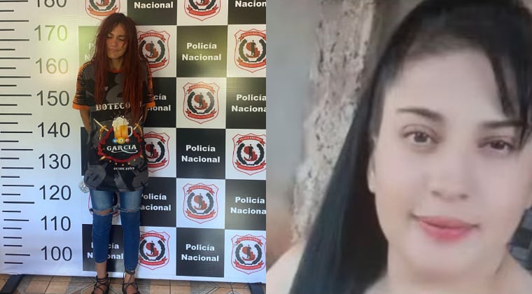 Leticia Amarilla (izquierda) fue detenida tras el crimen de Ana Noelia Garcete (derecha). Foto: Gentileza.