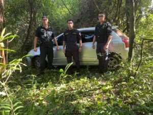 Recuperan en Abaí un automóvil robado en Central tras rastrillaje policial