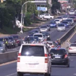 El operativo retorno se realiza intenso y fluido, según informó el Ministerio de Obras Públicas y Comunicaciones.Foto: Daniel Duarte.
