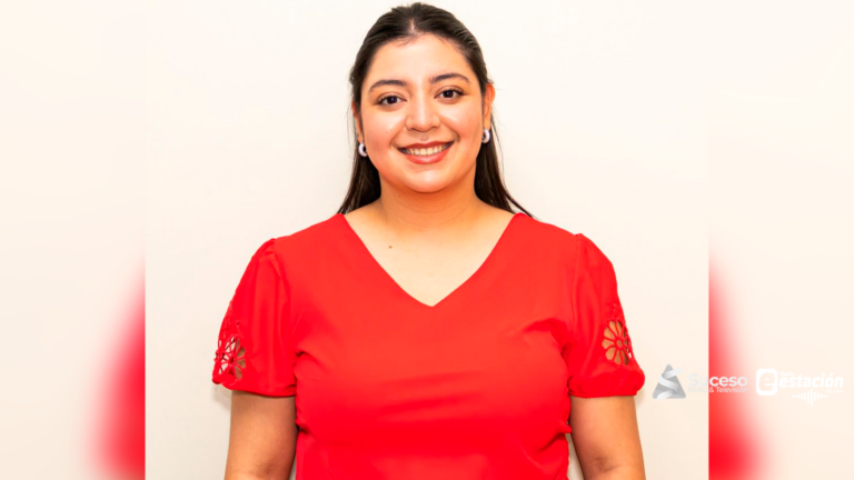 La licenciada Julieta Dávalos, precandidata a la intendencia de Fulgencio Yegros por Hc - Foto: Gentiñeza/Edición/Suceso Multimedios