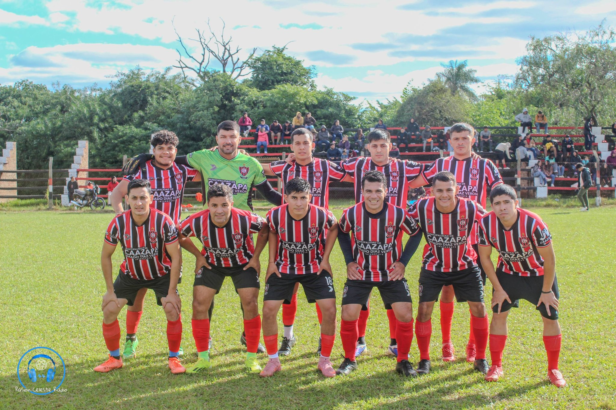 Plantel del Club 16 de Agosto de Caazapá - Foto: Caazapá Tetra Facebook