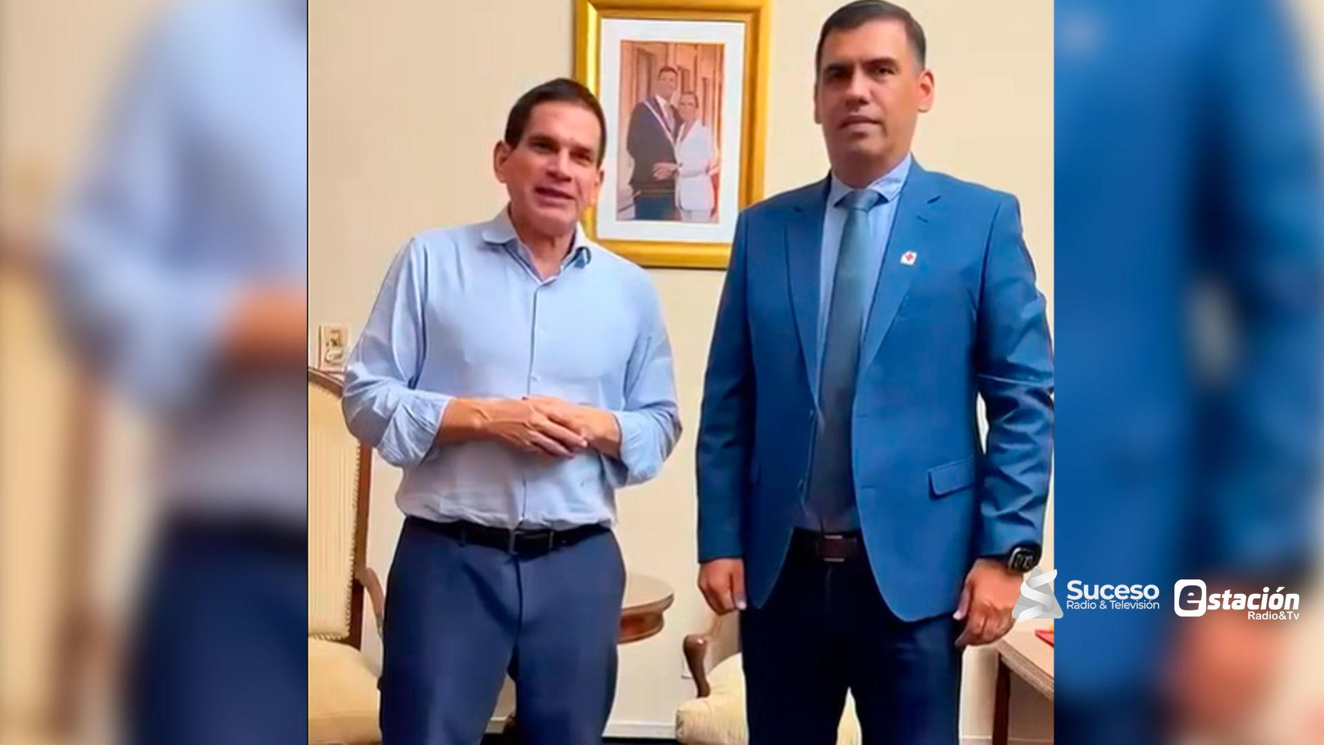 Reunión entre Pipo Diaz Verón y el Ministro de la Vivienda y Hábitat Juan Carlos Baruja
