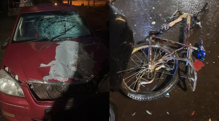 El guardia regresaba a su vivienda en bicicleta cuando fue atropellado. Foto: Gentileza.