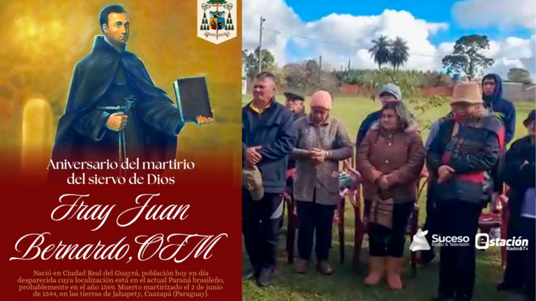 Caazapá recordará el martirio de Fray Juan Bernardo Colmán con varias celebraciones