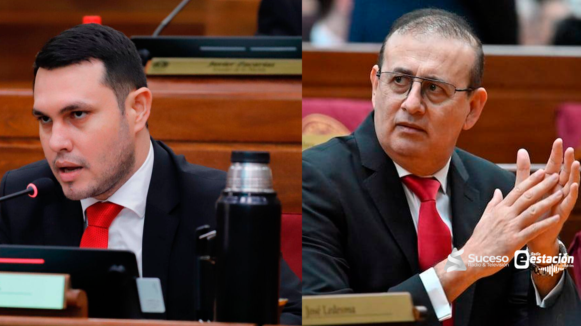 Rivas y Galeano ya no son senadores: unánime sí a las renuncias de ambos