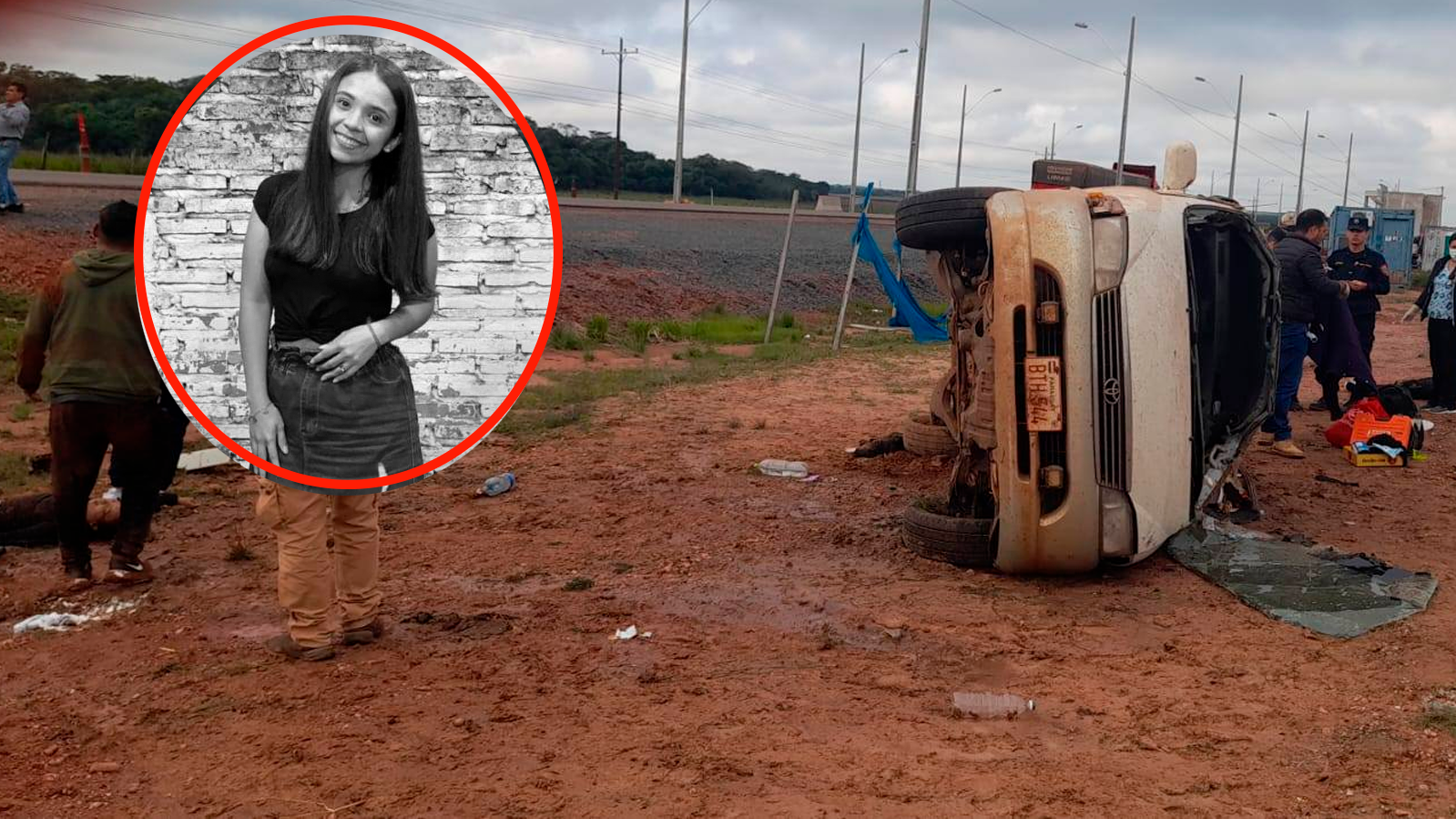 Joven artista de San Juan Nepomuceno muere tras vuelco sobre la PY10