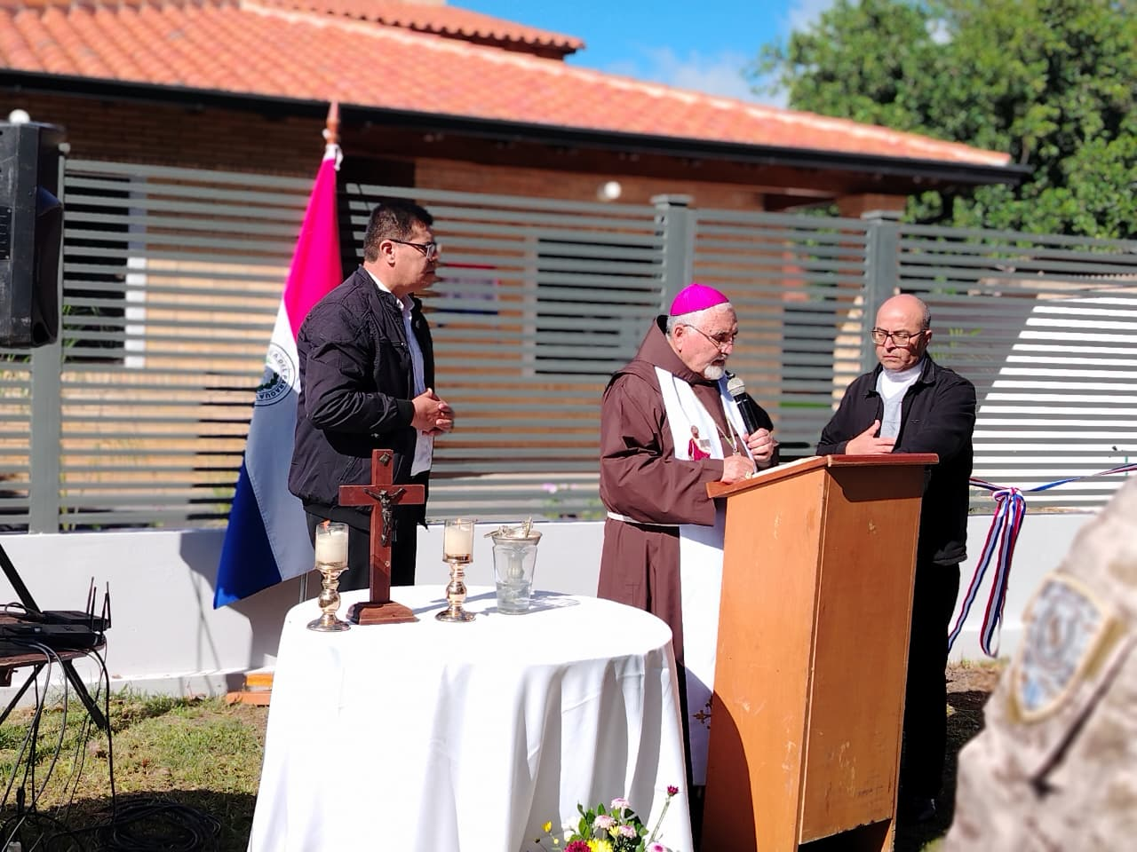 Inauguran casa episcopal de la diócesis de Caazapá en el primer aniversario de ordenación de monseñor Marcelo Benítez