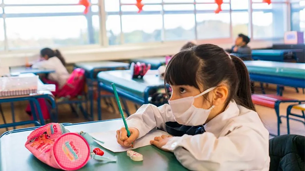 Cuidados. Es importante que todas las medidas de prevención y las recomendaciones sean tenidas en cuenta en las aulas para evitar contagios masivos de males respiratorios.