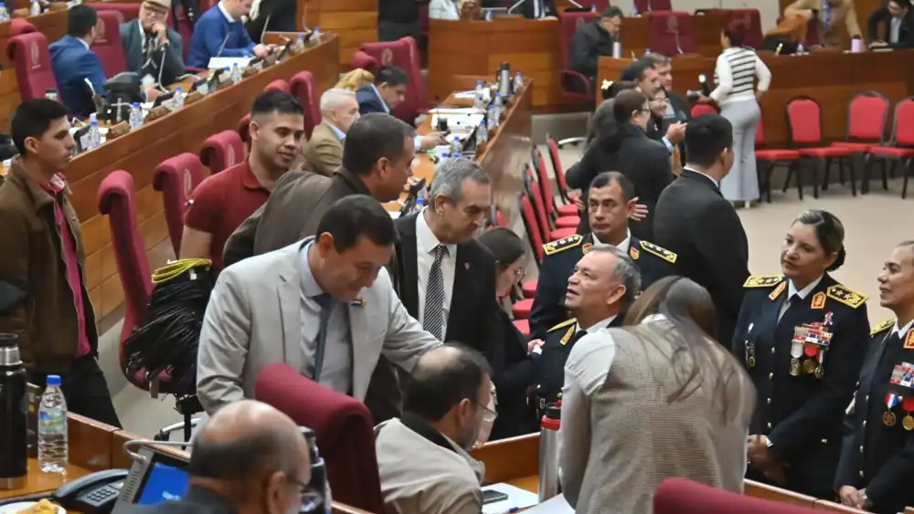 Durante la sesión ordinaria de este martes, la Cámara de Diputados concedió media sanción al proyecto que declara “estado de emergencia” al IPS.Foto: Rodrigo Villamayor