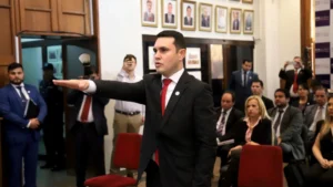 Hernán David Rivas fue presidente del JEM y ahora abandona definitivamente la Cámara de Senadores.