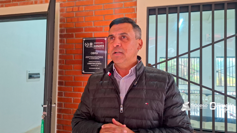 El intendente de Caazapá y precandidato por el movimiento Honor Colorado, Amado Díaz Verón