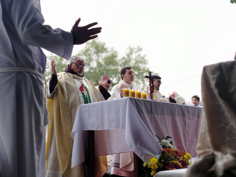 Peregrinación y santa misa recordaron el martirio del Siervo de Dios Fray Juan Bernardo
